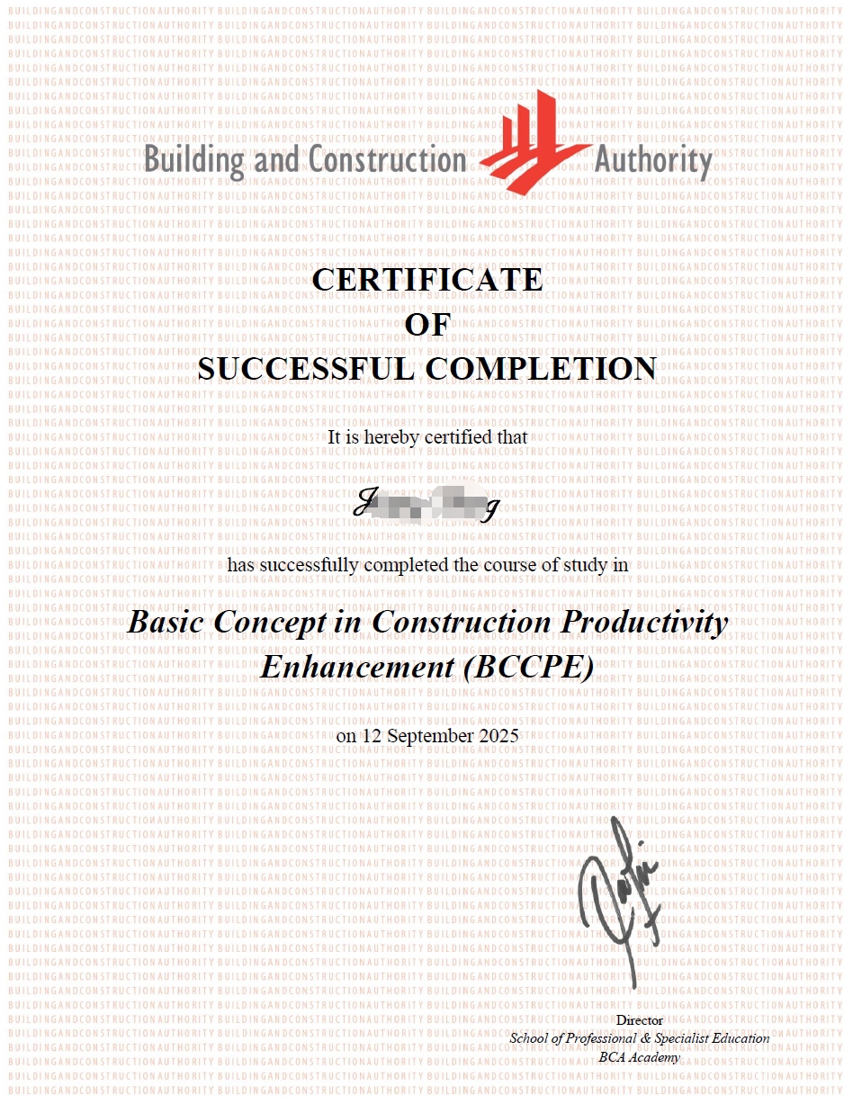 Certification 1